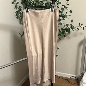 Champagne satin skirt *brand new
